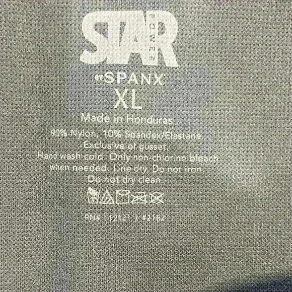 Spanx star‎ power leggings dark grey durable stretchy ankle length XL - Picture 4 of 6